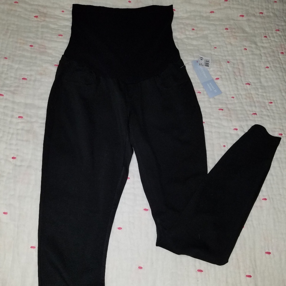 Motherhood maternity black XS pants
